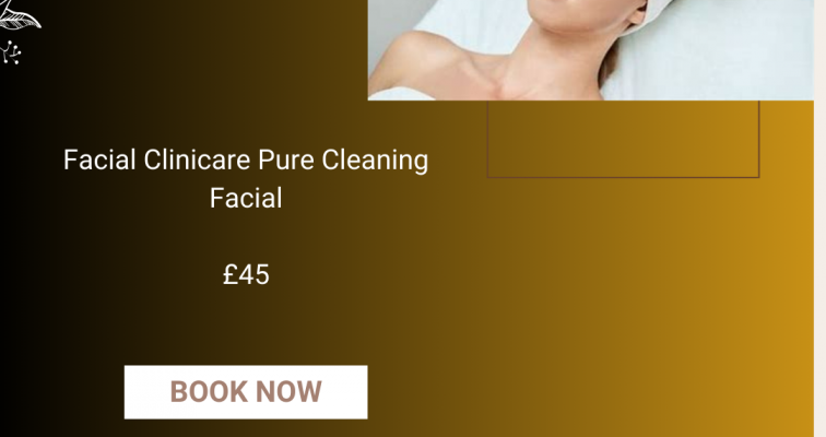 Photo of Facial Clinicare Pure Cleaning Facial  (https://bookdin.uk/book_services?therapist=dawn)