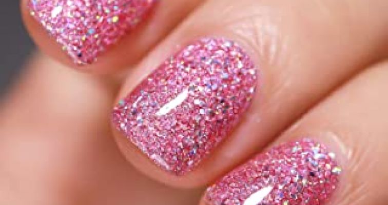 Photo of Glitter Gel Nails Fingers