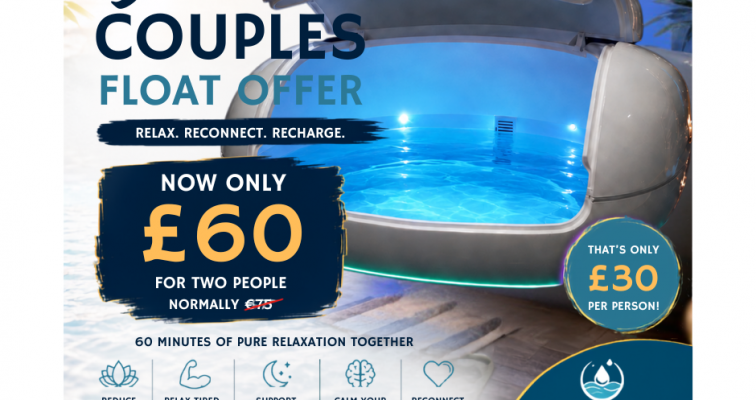Photo of SUMMER COUPLES FLOAT OFFER — ONLY £60! 